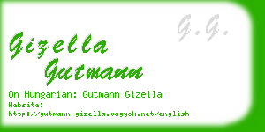 gizella gutmann business card